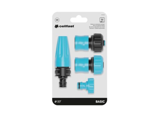 Zestaw ze zraszaczem prostym 3/4" BASIC Cellfast