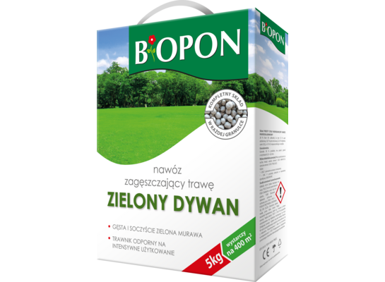 Zielony dywan zagęszczający trawę 5 kg Bopon