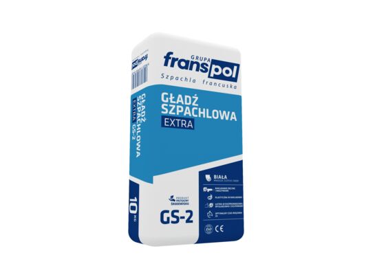 Gładź szpachlowa extra biała GS-2 10 kg Franspol