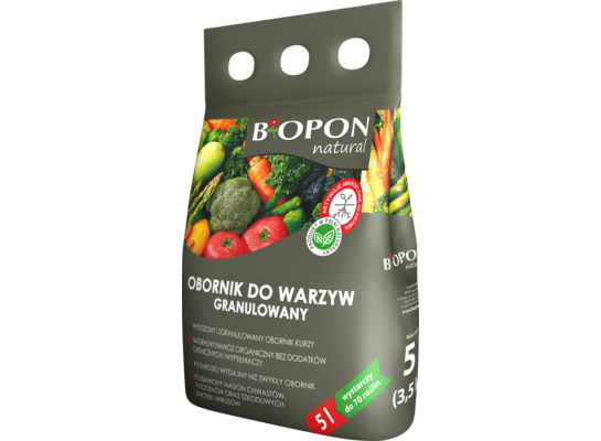Obornik granulowany do warzyw 5 l Bopon