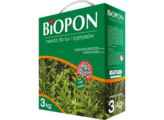 Nawóz do tui i cyprysów 3 kg Bopon