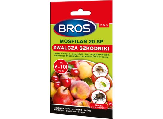 Mospilan 20SP zwalcza szkodniki 2,5 g BROS
