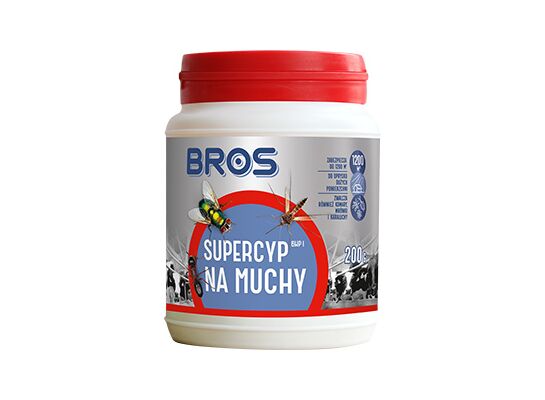 Preparat do oprysku na muchy Supercyp 6WP 200 g BROS