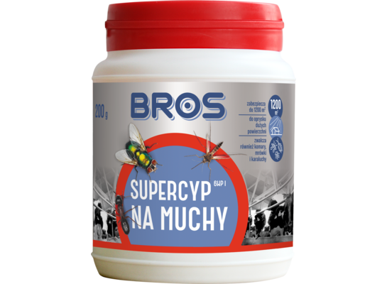 Preparat do oprysku na muchy Supercyp 6WP 200 g BROS