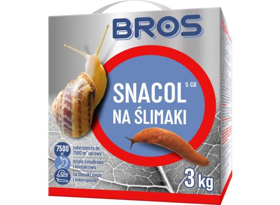 Preparat na ślimaki Snacol 05 GB, 3 kg BROS