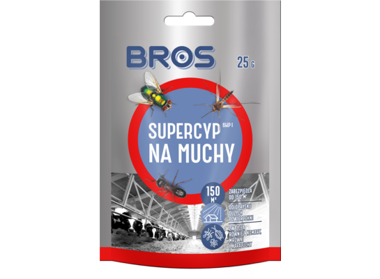 Preparat do oprysku na muchy Supercyp 6WP 25 g BROS