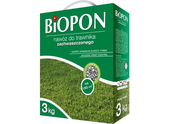 Nawóz do trawnika zachwaszczonego 3 kg Bopon