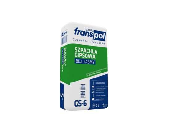 Szpachla gipsowa bez taśmy GS-6 5 kg Franspol