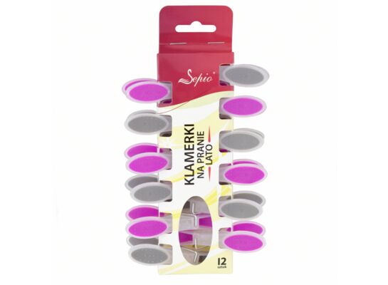 Klamerki do bielizny Lato 12 sztuk