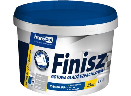 Gotowa gładź szpachlowa Finisz 25 kg Franspol
