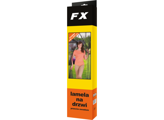 Lamela na drzwi 100 x 220 (4 pasy) czarna FX 