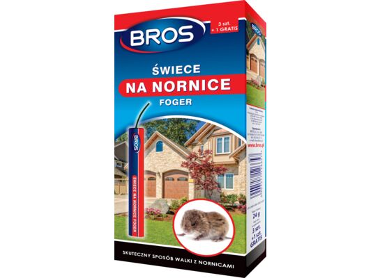 Świece na nornice 3 szt. BROS