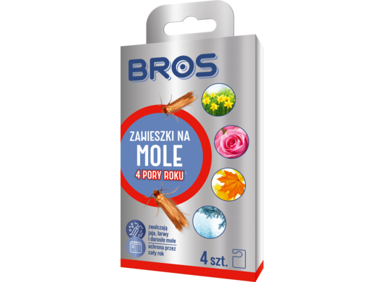 Zawieszka na mole 4 pory roku - 4 sztuki BROS