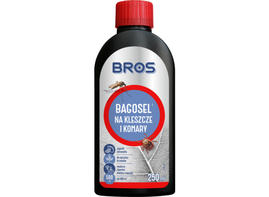 Bagosel 100EC 250 ml - preparat do oprysku ogrodu przeciw komarom BROS