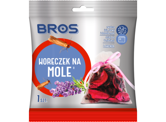Woreczek na mole lawendowy BROS