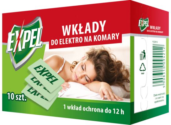 Wkłady do elektro na komary 10 sztuk EXPEL