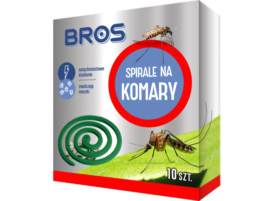 Spirala na komary 10 sztuk BROS