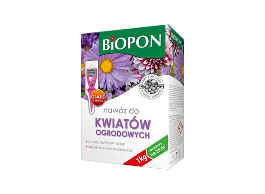 Nawóz do kwiatów ogrodowych 1 kg Bopon