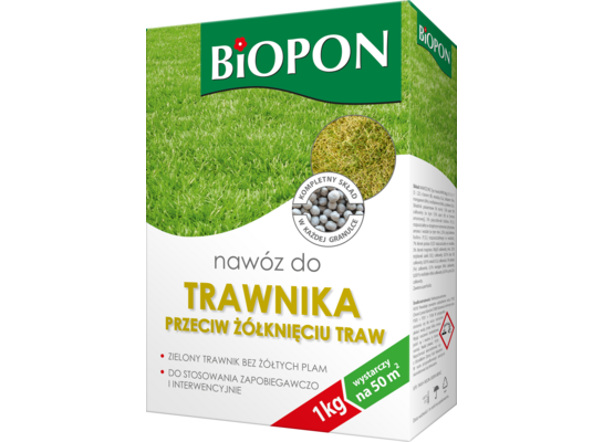 Nawóz do trawnika przeciw żółknięciu 1 kg Bopon