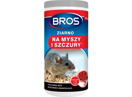 Ziarno na myszy i szczury 300 g BROS