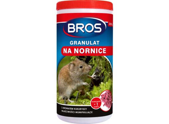 Granulat na nornice 250 g BROS