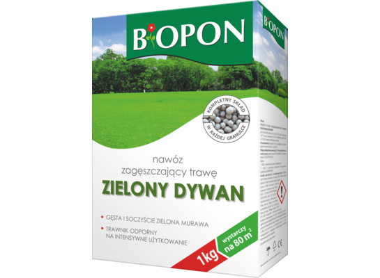Zielony dywan zagęszczający trawę 1 kg Bopon