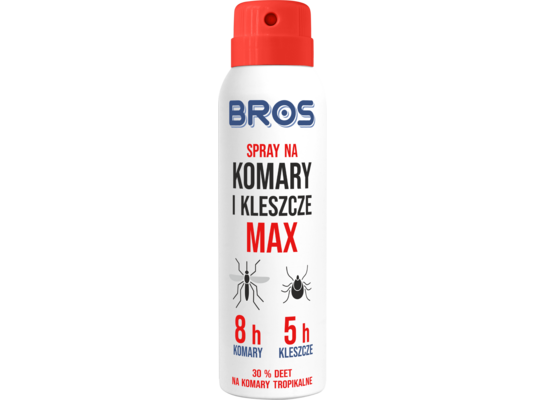 Spray na komary i kleszcze MAX 90 ml BROS