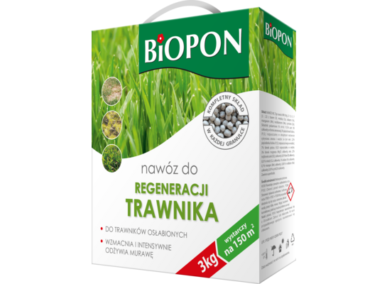Nawóz do regeneracji trawnika 3 kg Bopon