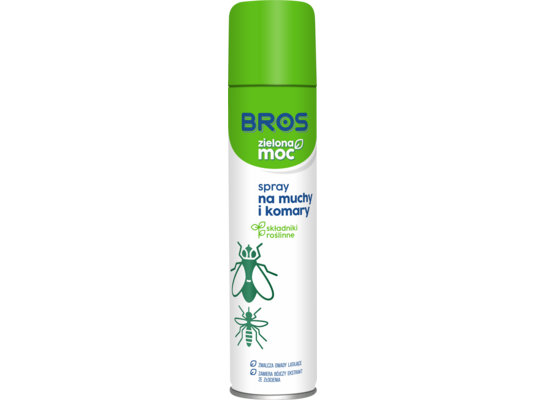 Zielona Moc spray na muchy i komary 300 ml BROS