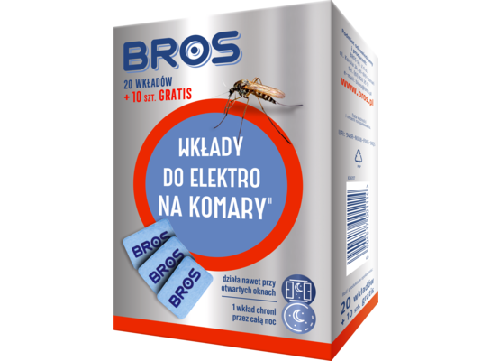 Wkłady do elektro na komary 20 sztuk BROS