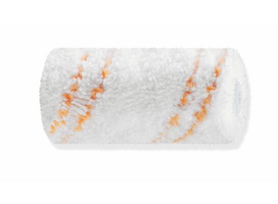 Wałek malarski pomarańczowy pasek 10 cm rdzeń 16 mm, microfibra 15 mm