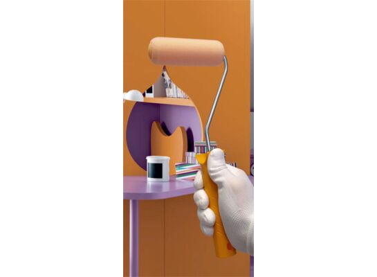 Wałek malarski flokowany 7 cm, rdzeń 35 mm obustronnie zaokrąglony Color Expert