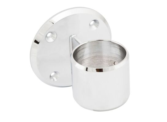 Uchwyt boczny balustrady Ø50 końcowy chrom