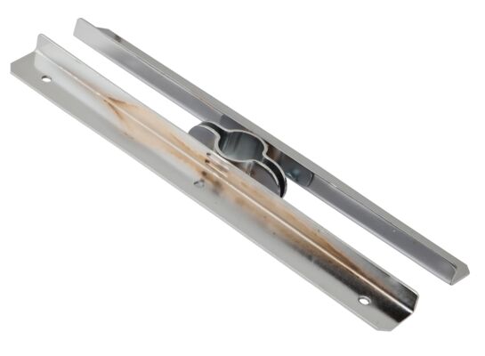 Wspornik półki symetryczny Ø25 podwójny chrom