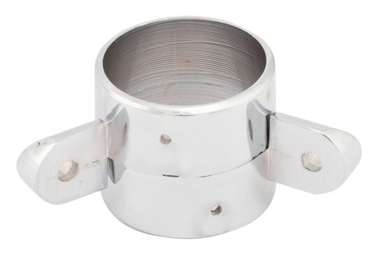 Uchwyt kątowy dwustronny Ø50 chrom