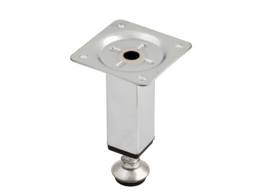 Nóżka kwadratowa regulowana chrom