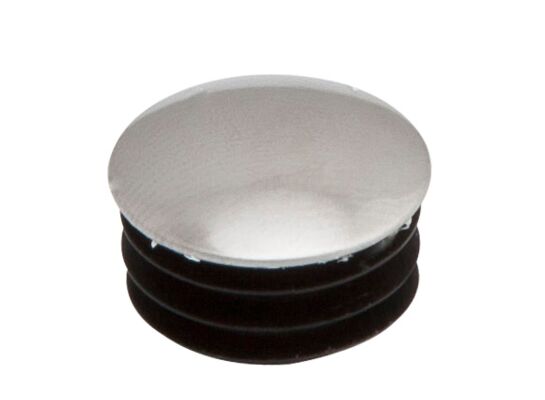 Zaślepka płaska Ø25 chrom - 2 sztuki