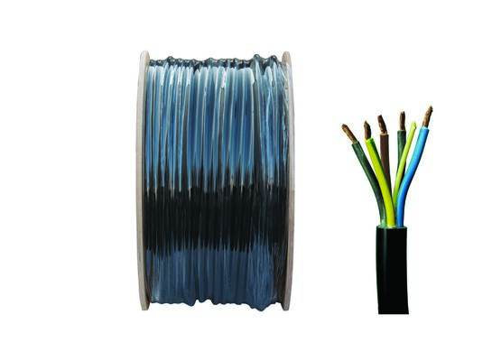 Przewód OWY 300/500 V 5 x 2,5 mb Czarny AKS Zielonka