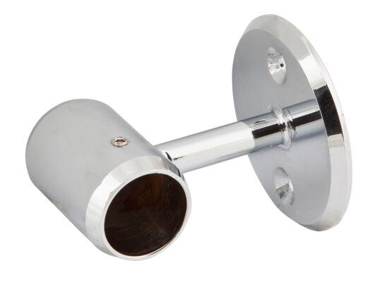 Uchwyt dystansowy Ø32 prosty chrom