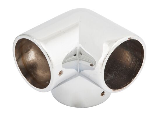 Narożnik trzykierunkowy Ø32 chrom