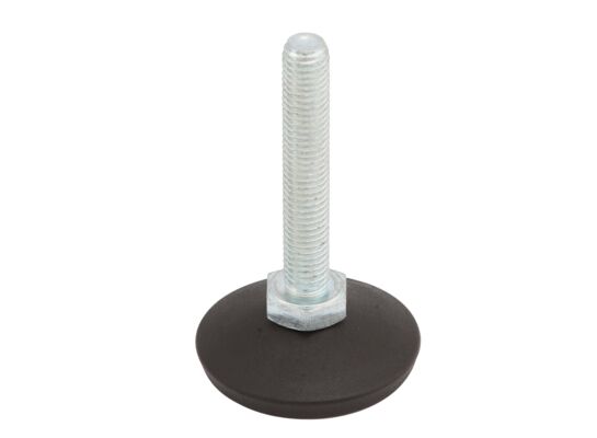 Stopka regulowana Ø50 czarna