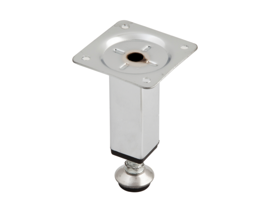 Nóżka kwadratowa regulowana chrom