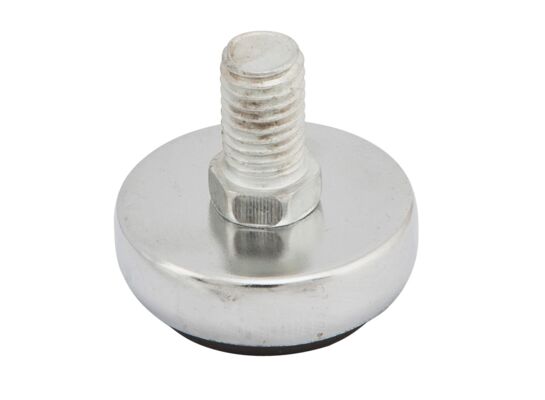 Stopka regulowana metalowa Ø25 chrom