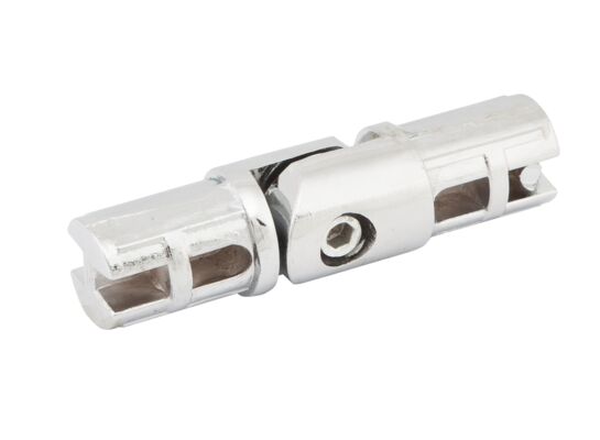 Złącze zawiasowe Ø25 chrom