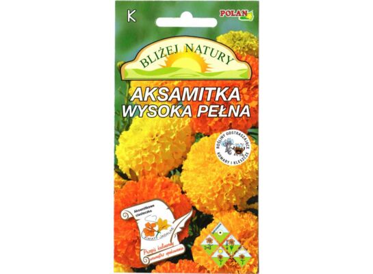 Aksamitka wysoka pełna zestaw kolorów + polan