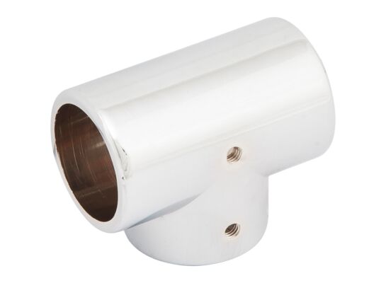 Łącznik trzykierunkowy Ø32 chrom