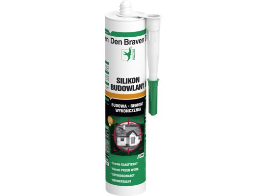 Silikon budowlany AC bezbarwny 300 ml