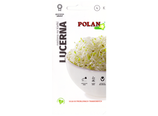 Kiełki lucerna 15 sztuk POLAN