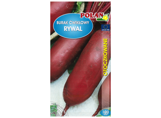 Burak ćwikłowy rywal podłużny otoczka 100 POLAN