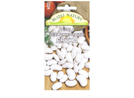 Fasola wielokwiatowa na suche nasiona eryka biała 20 POLAN